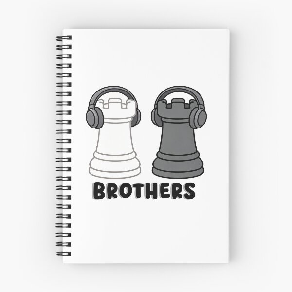 Item preview, Chess Bro: Rooks with Headphones designed and sold by Chezzstix.