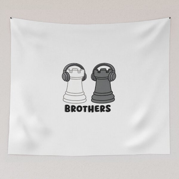 Item preview, Chess Bro: Rooks with Headphones designed and sold by Chezzstix.