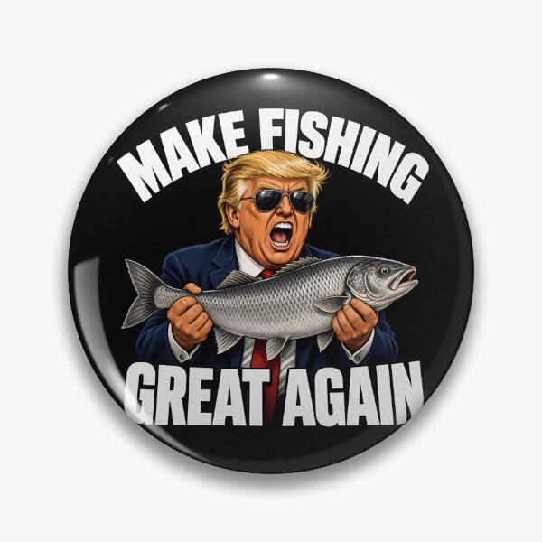 Item preview, Make Fishing Great Again Funny Design designed and sold by TshirtsOnline-.