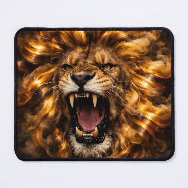 Item preview, Fire lion designed and sold by RocketAiCat.