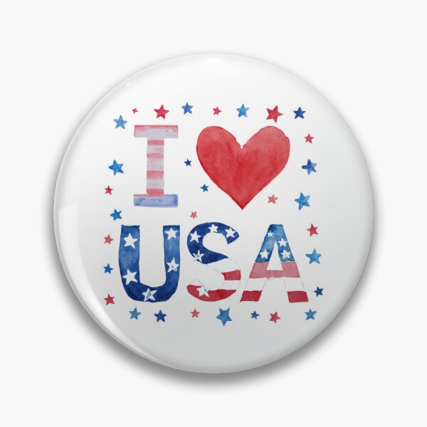Item preview, I Love USA  designed and sold by PamLeeDesign.