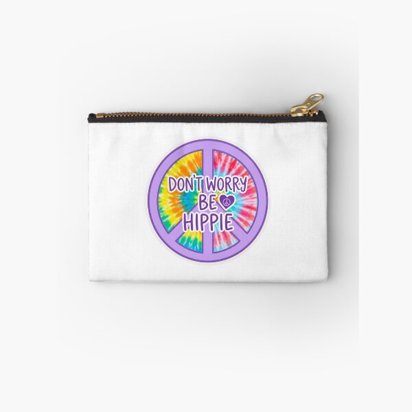 Item preview, Dont Worry Be Hippie Tie Dye Peace Sign Retro designed and sold by raedattia.