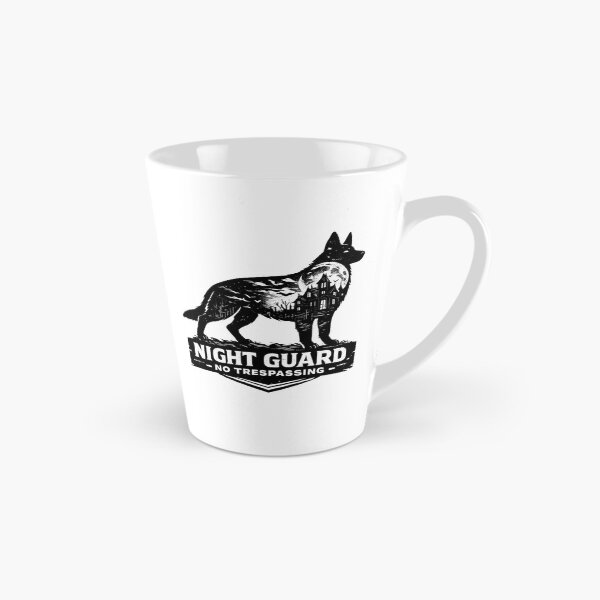 Item preview, Night Guard No Trespassing German Shepherd Halloween Haunted House designed and sold by KnrNazimTHRE4DS.