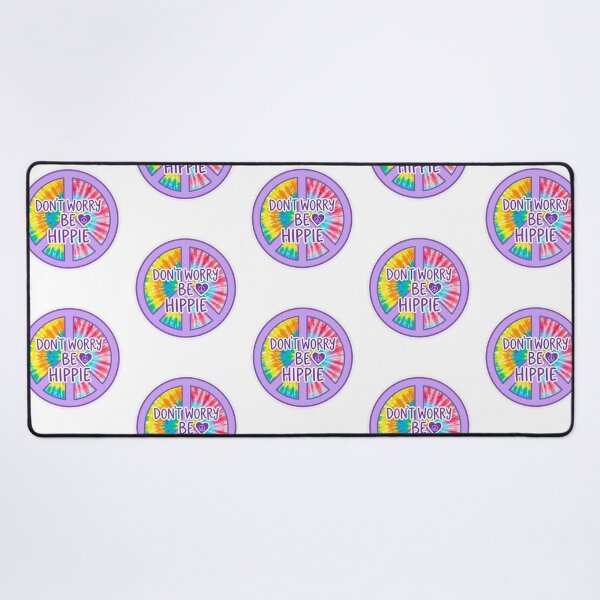 Item preview, Dont Worry Be Hippie Tie Dye Peace Sign Retro designed and sold by raedattia.