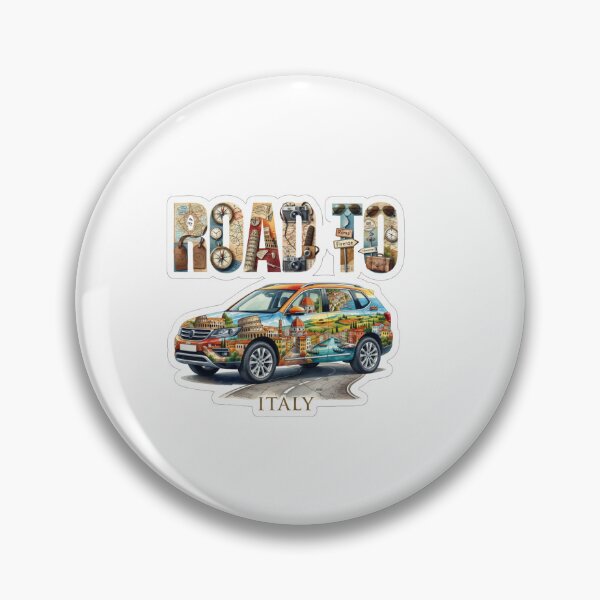 Item preview, Pegatina de viaje Camino a Italia designed and sold by Imaginarium of Chaos falcon88 .