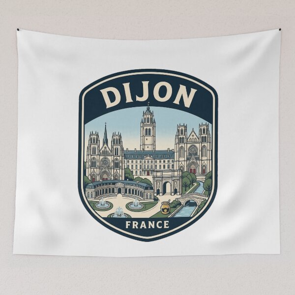 Item preview, Dijon France Vintage Travel Badge designed and sold by k3rstman1.