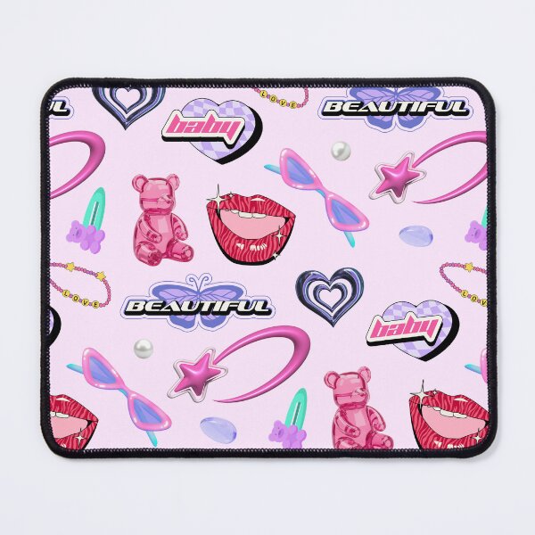 Item preview, Glossy Y2K Bling Icons Seamless Pattern designed and sold by jianina-alondra.