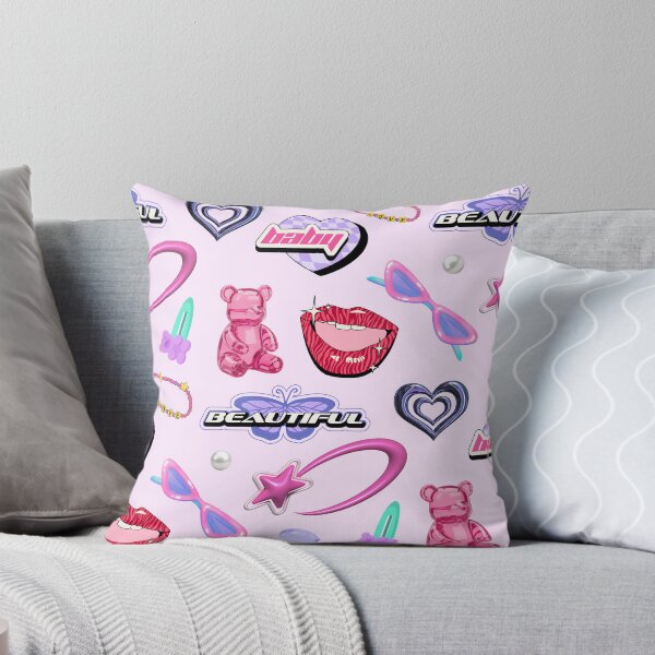 Item preview, Glossy Y2K Bling Icons Seamless Pattern designed and sold by jianina-alondra.
