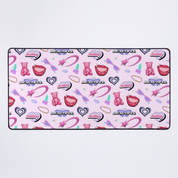 Item preview, Glossy Y2K Bling Icons Seamless Pattern designed and sold by jianina-alondra.