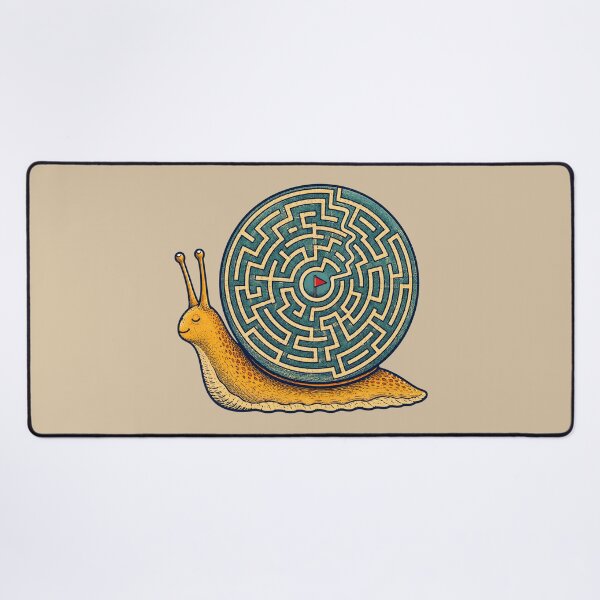 Item preview, Maze Snail – Slow Journey to the Goal designed and sold by VioVibe.