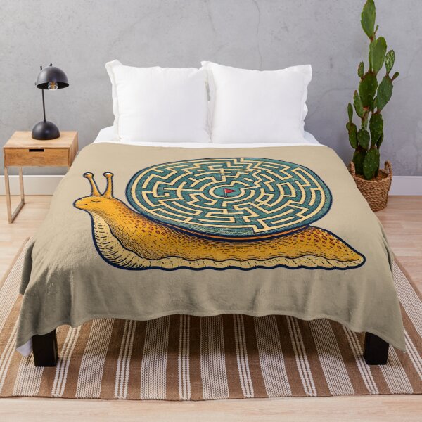 Item preview, Maze Snail – Slow Journey to the Goal designed and sold by VioVibe.