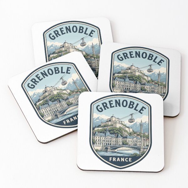 Item preview, Grenoble France Vintage Travel Badge designed and sold by k3rstman1.