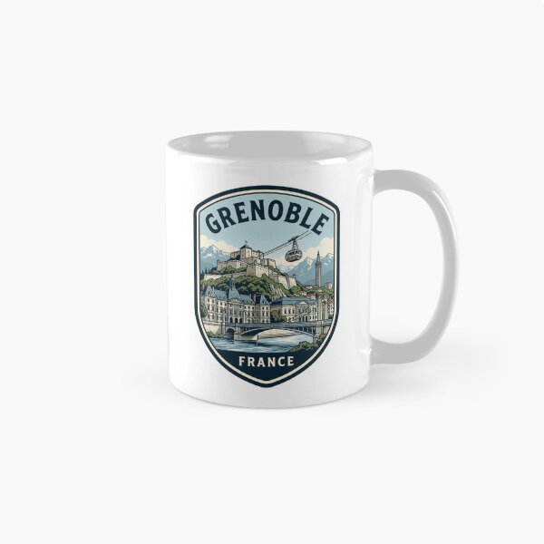 Item preview, Grenoble France Vintage Travel Badge designed and sold by k3rstman1.