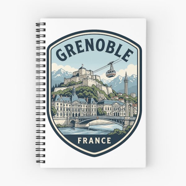 Item preview, Grenoble France Vintage Travel Badge designed and sold by k3rstman1.