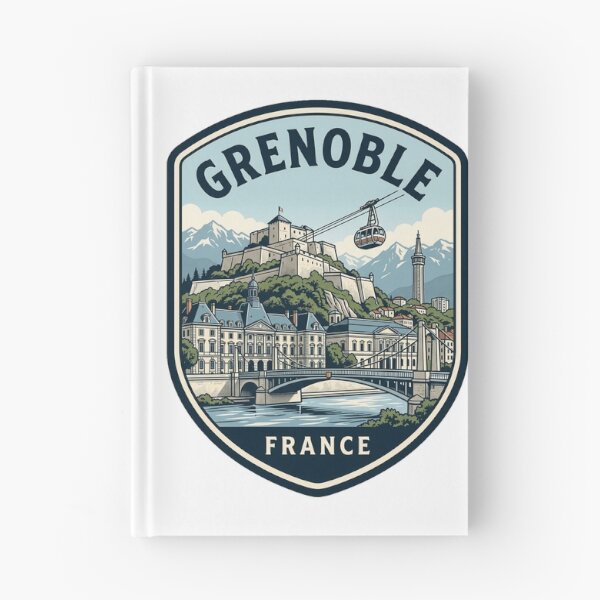 Item preview, Grenoble France Vintage Travel Badge designed and sold by k3rstman1.