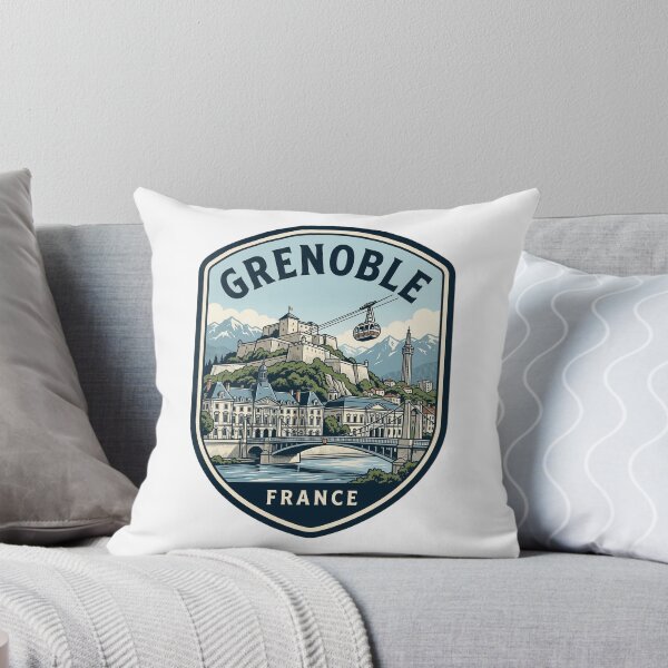 Item preview, Grenoble France Vintage Travel Badge designed and sold by k3rstman1.