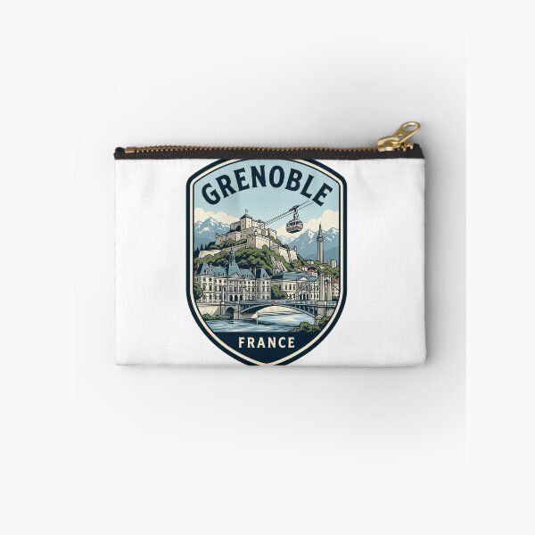 Item preview, Grenoble France Vintage Travel Badge designed and sold by k3rstman1.
