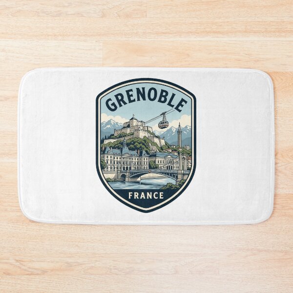 Item preview, Grenoble France Vintage Travel Badge designed and sold by k3rstman1.