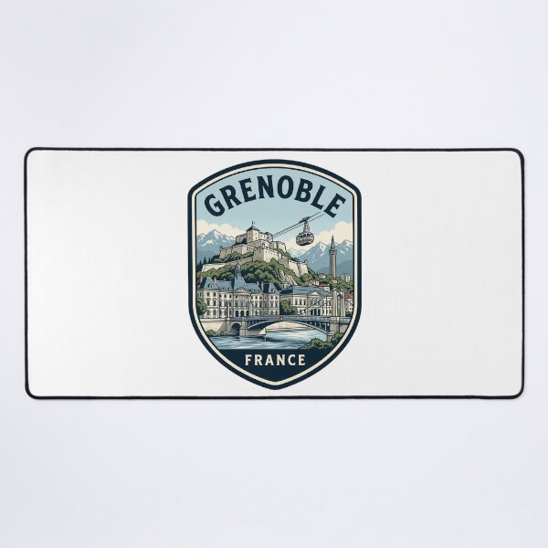 Item preview, Grenoble France Vintage Travel Badge designed and sold by k3rstman1.