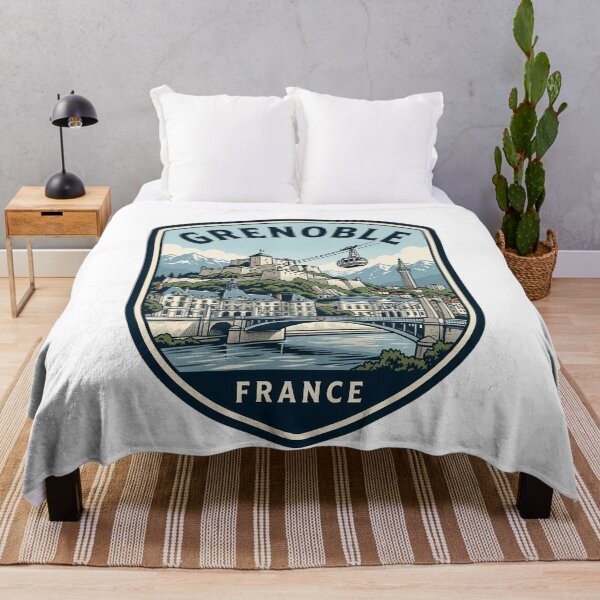 Item preview, Grenoble France Vintage Travel Badge designed and sold by k3rstman1.