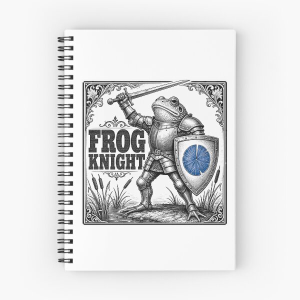 Item preview, CULTURE Frog Knight — Medieval Illuminated Manuscript Style Art Print designed and sold by Uglyandcute.