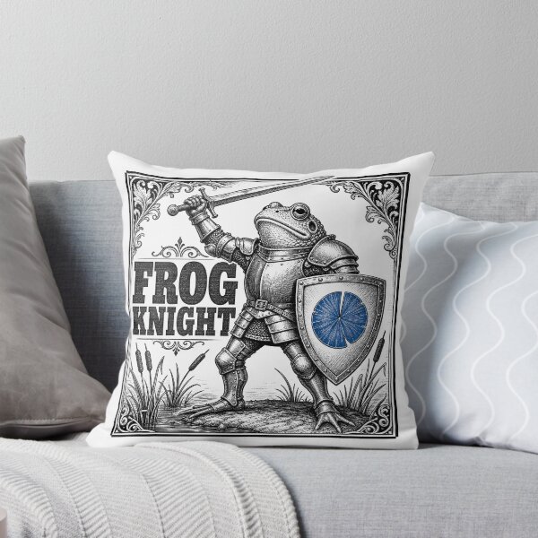 Item preview, CULTURE Frog Knight — Medieval Illuminated Manuscript Style Art Print designed and sold by Uglyandcute.