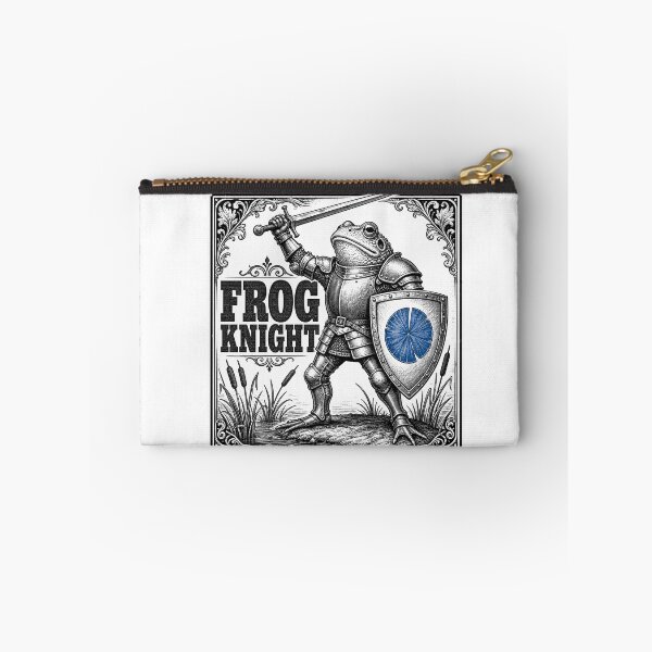 Item preview, CULTURE Frog Knight — Medieval Illuminated Manuscript Style Art Print designed and sold by Uglyandcute.