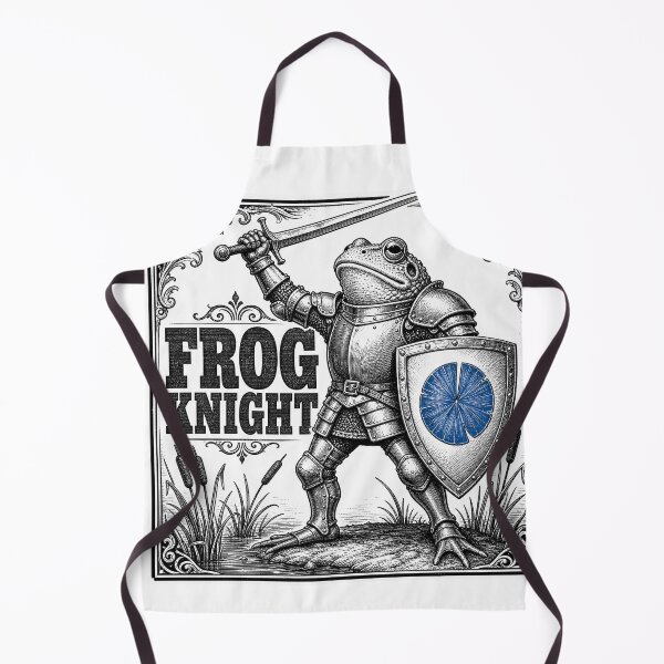 Item preview, CULTURE Frog Knight — Medieval Illuminated Manuscript Style Art Print designed and sold by Uglyandcute.