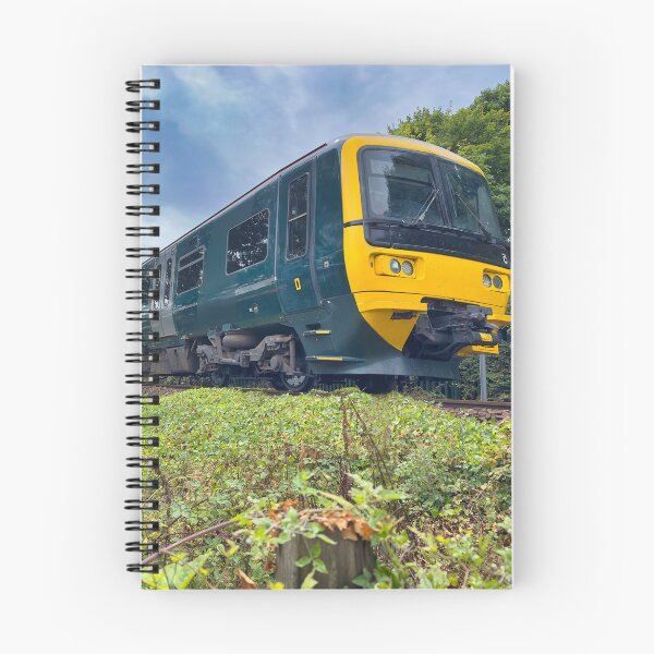 Item preview, Green British Passenger Train Travelling Through Countryside - Railway Photography designed and sold by leonwoods.
