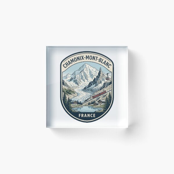 Item preview, Vintage Chamonix Mont Blanc France Mountain Hiking designed and sold by k3rstman1.