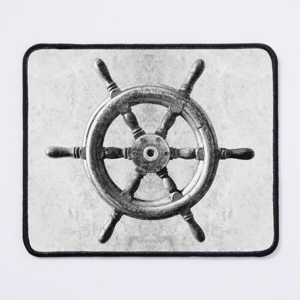 Item preview, Vintage Wooden Ships Wheel Nautical Helm Maritime designed and sold by Ghoul Enterprises.