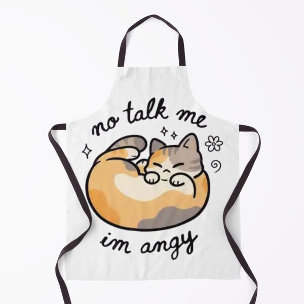 Item preview, No Talk Me Cute Cat Reaction designed and sold by Charonde.