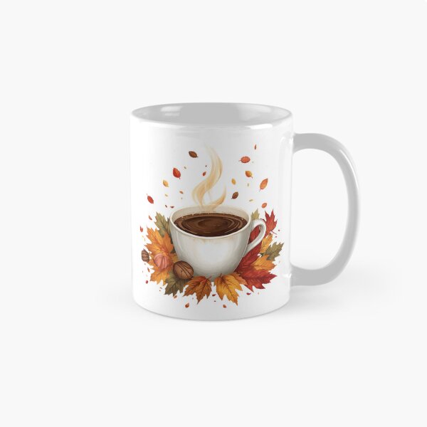 Item preview,  Falling Leaves & Hot Coffee designed and sold by catcurio.