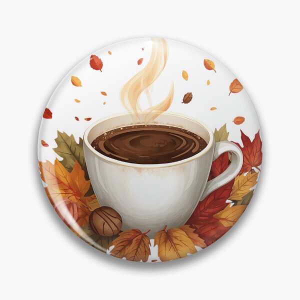 Item preview,  Falling Leaves & Hot Coffee designed and sold by catcurio.