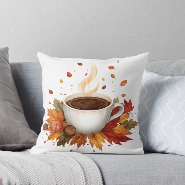 Item preview,  Falling Leaves & Hot Coffee designed and sold by catcurio.