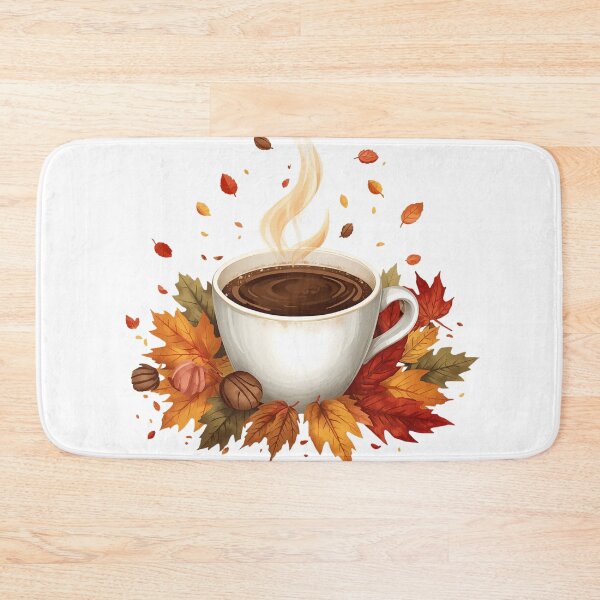 Item preview,  Falling Leaves & Hot Coffee designed and sold by catcurio.