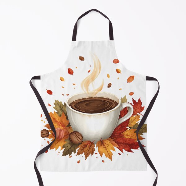 Item preview, Falling Leaves & Hot Coffee designed and sold by catcurio.