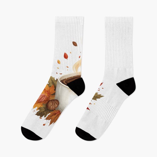Item preview,  Falling Leaves & Hot Coffee designed and sold by catcurio.