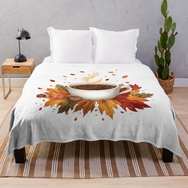 Item preview,  Falling Leaves & Hot Coffee designed and sold by catcurio.