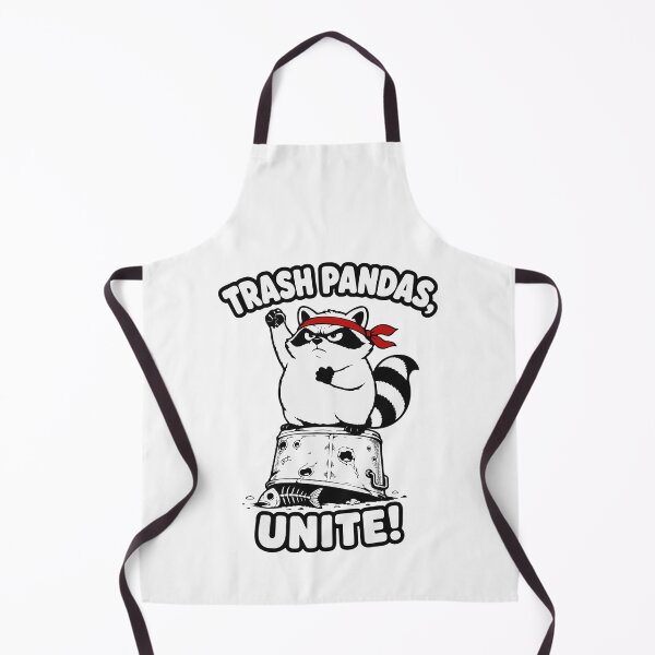 Item preview, Trash Pandas Unite Funny Raccoon Revolution Meme designed and sold by MalisoStickers.