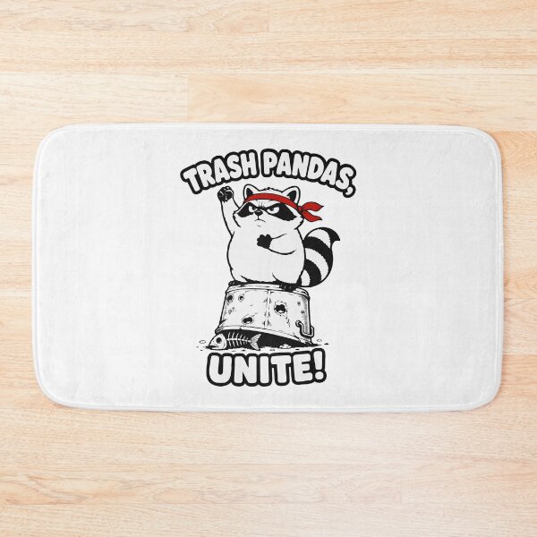Item preview, Trash Pandas Unite Funny Raccoon Revolution Meme designed and sold by MalisoStickers.