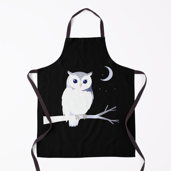 Item preview, Snowy White Owl Night Celestial Moon And Stars Nature Aesthetic designed and sold by Photo-Sphere101.