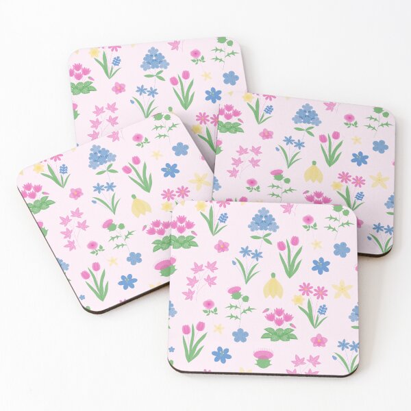 Item preview, Wildflower Meadow Pink Botanical Seamless Pattern designed and sold by jianina-alondra.