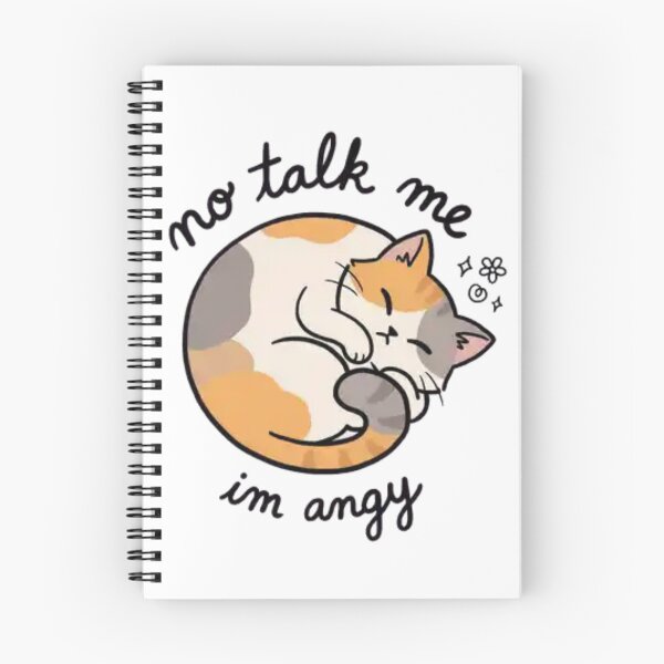 Item preview, No Talk Me Funny Grumpy Kitten designed and sold by Charonde.