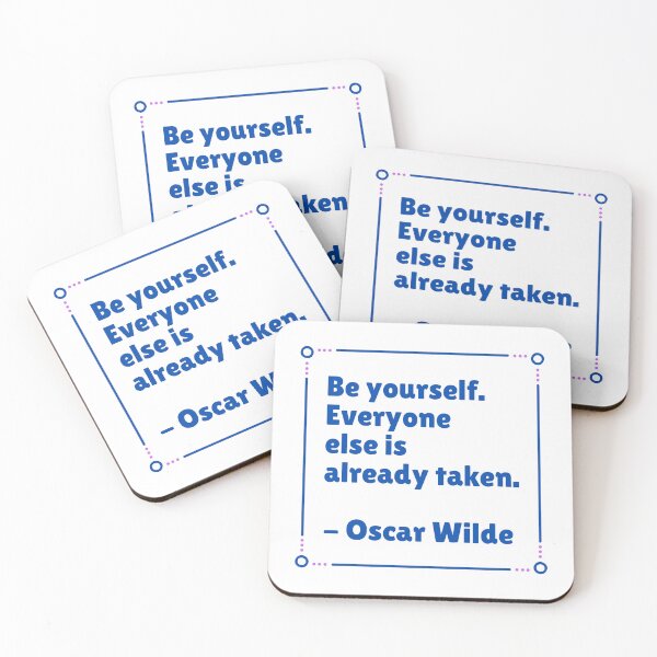 Item preview, Oscar Wilde Famous Quotes - Be yourself everyone else is already taken designed and sold by Inspirationmotivation.