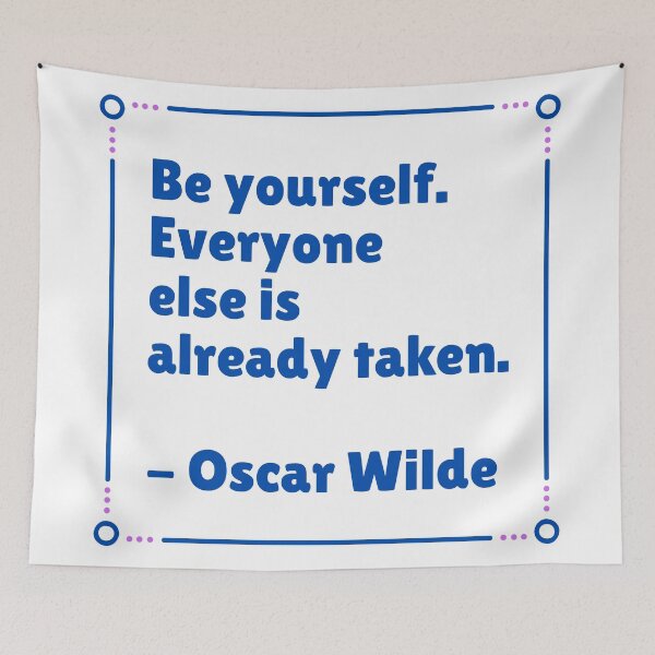 Item preview, Oscar Wilde Famous Quotes - Be yourself everyone else is already taken designed and sold by Inspirationmotivation.