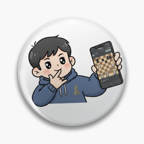 Item preview, Just One More Chess Game – Online Chess Player Sticker designed and sold by Chezzstix.