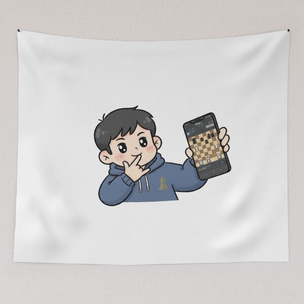Item preview, Just One More Chess Game – Online Chess Player Sticker designed and sold by Chezzstix.