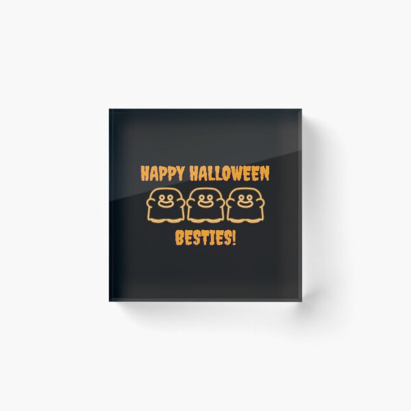 Item preview, Happy Halloween Cute Ghost Besties designed and sold by ArtivaaStudio.