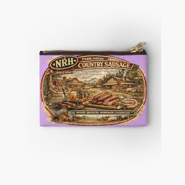 Item preview, Retro sign for vintage US farm sausages designed and sold by Normandy Road Heritage.